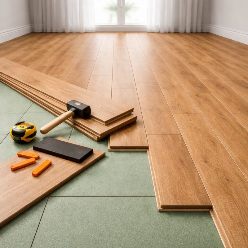 Laminate Floor Remodeling in Overland Park, KS