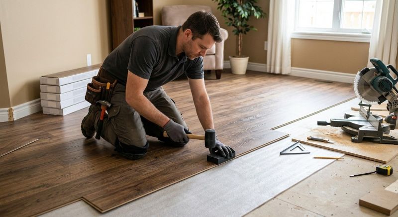 Laminate Floor Remodeling in Overland Park, KS