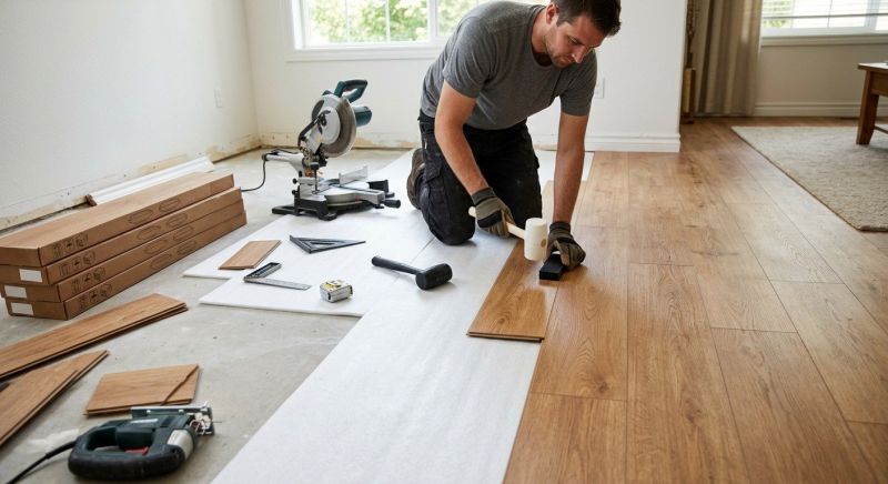 Laminate Floor Replacement in Lenexa, KS