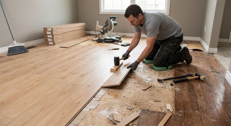 Laminate Flooring Replacement in Overland Park, KS