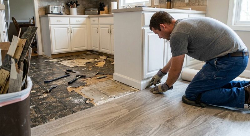 Linoleum Floor Installation in Bonner Springs, KS