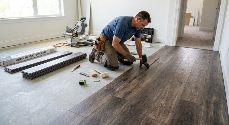 Linoleum Floor Installation in Mission, KS