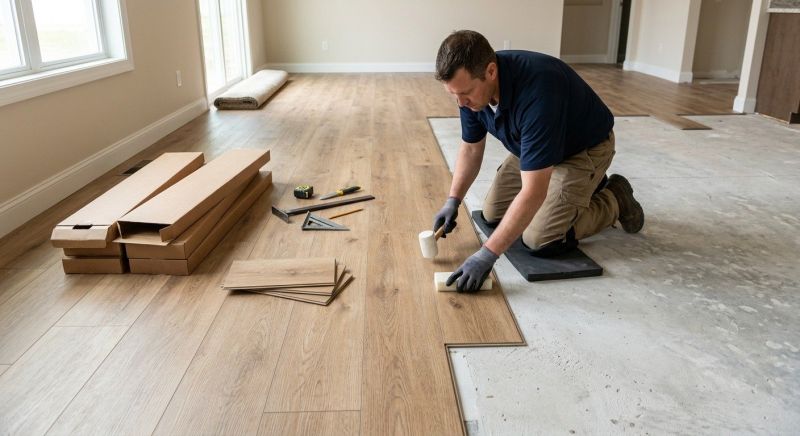 Lvt Flooring Installation in Linwood, KS