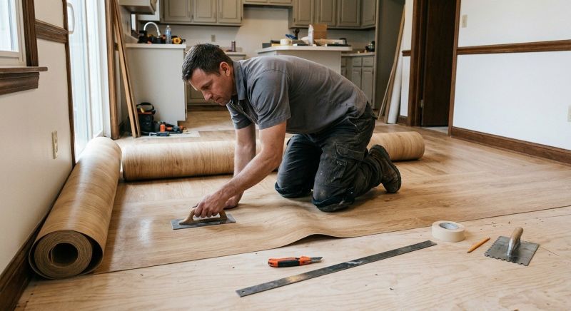 Sheet Flooring Installation in Gardner, KS