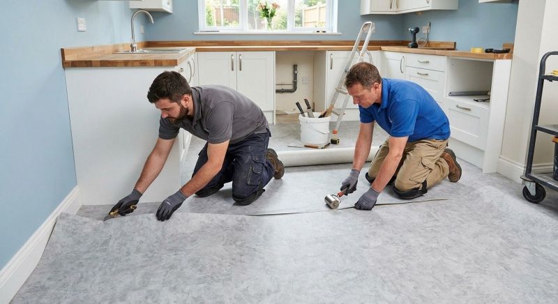 Sheet Linoleum Installation in Overland Park, KS