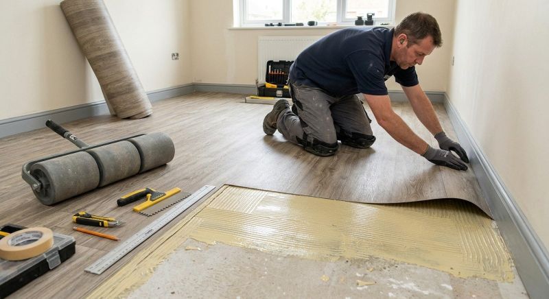 Sheet Linoleum Installation in Linwood, KS