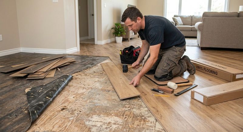 Vinyl Flooring Installation in Lansing, KS