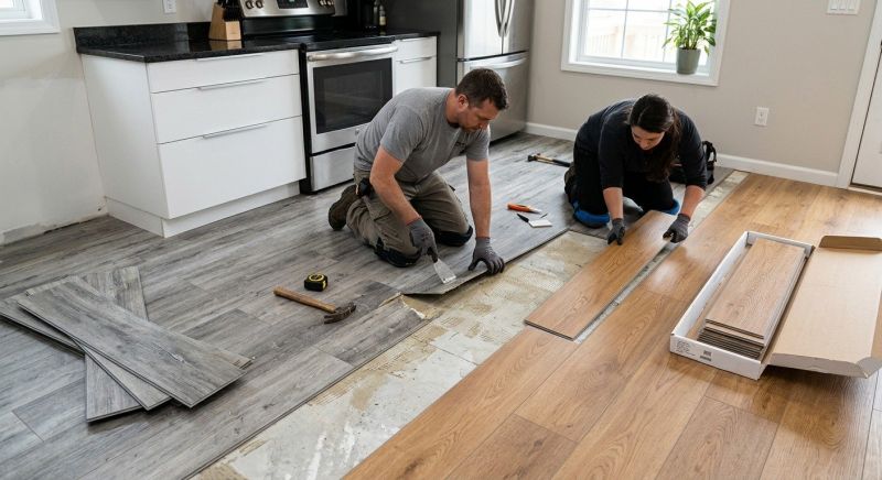 Vinyl Tile Replacement in Overland Park, KS